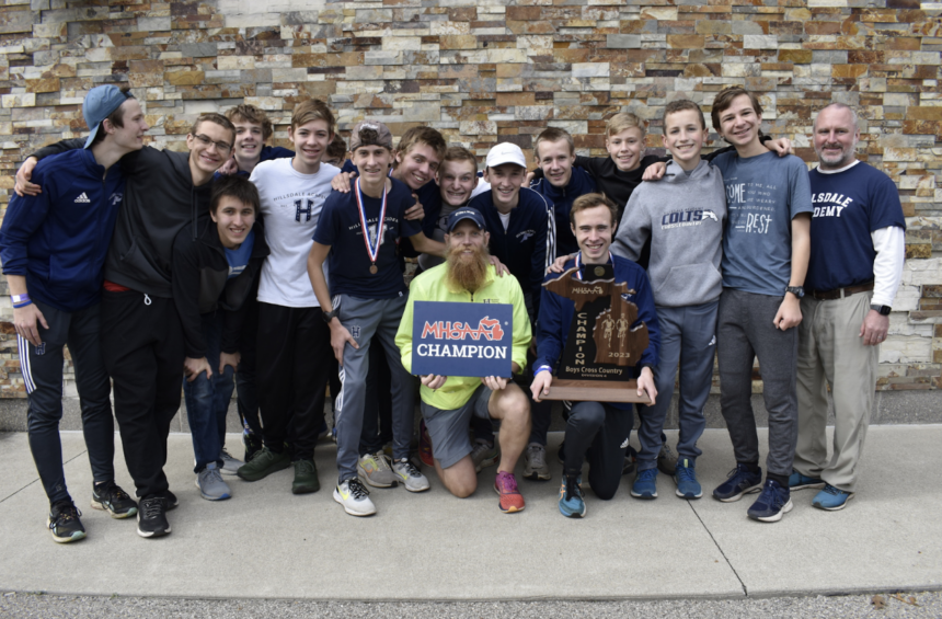 Hillsdale Academy boys cross-country team wins state meet